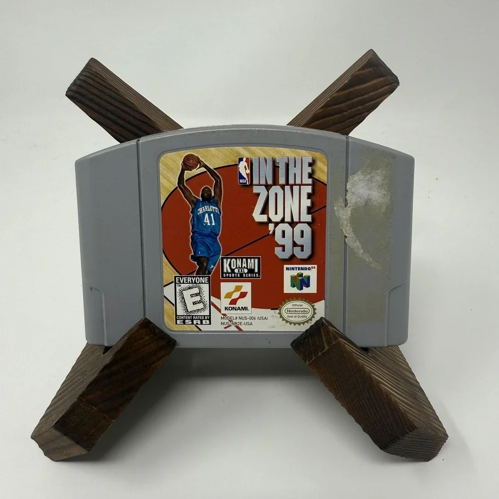 NBA In The Zone 2000 Nintendo 64 N64 Konami Game Cartridge E Rated